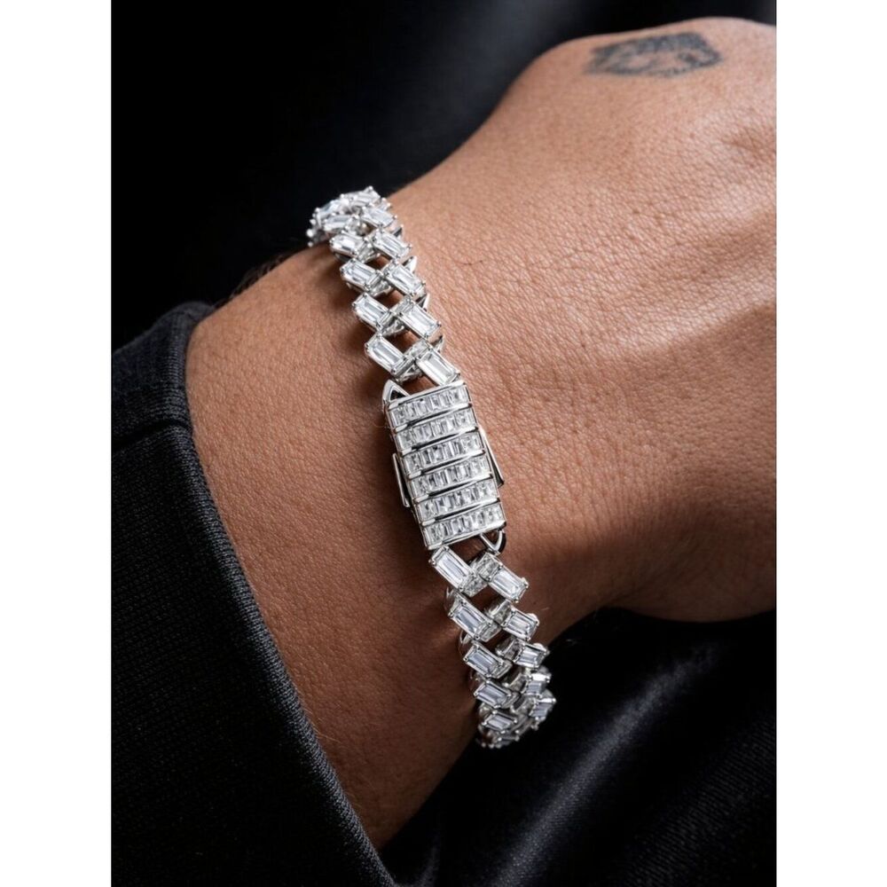 Baguette Cuban Link Bracelet 